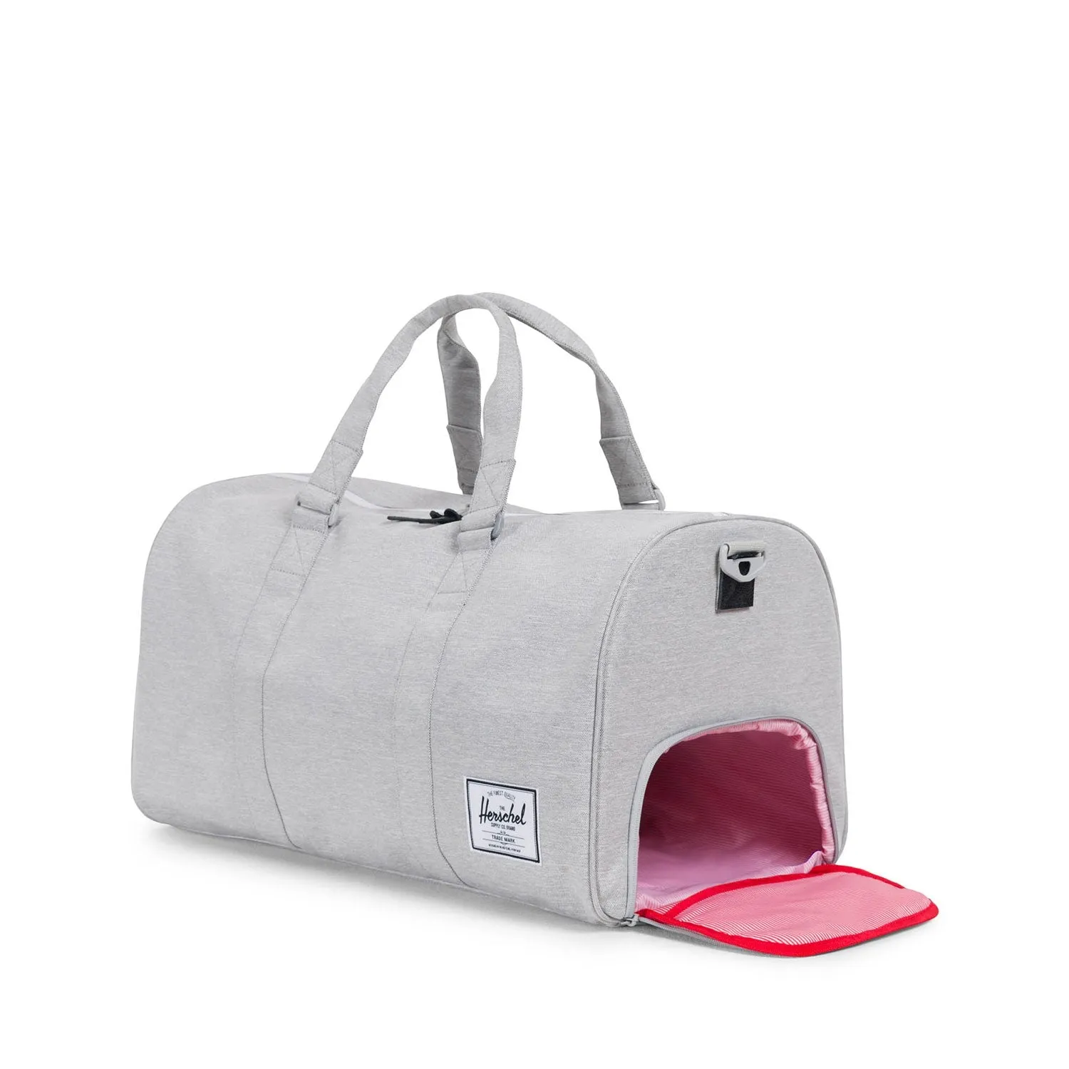 Herschel Novel Duffel Bag, light grey crosshatch