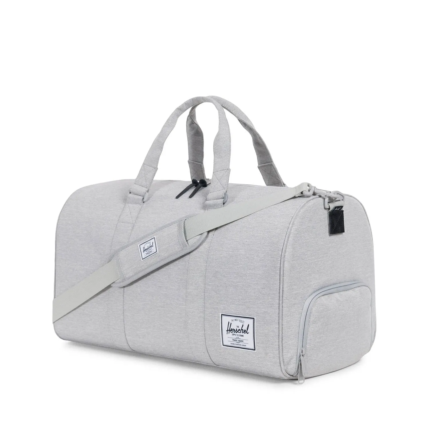 Herschel Novel Duffel Bag, light grey crosshatch