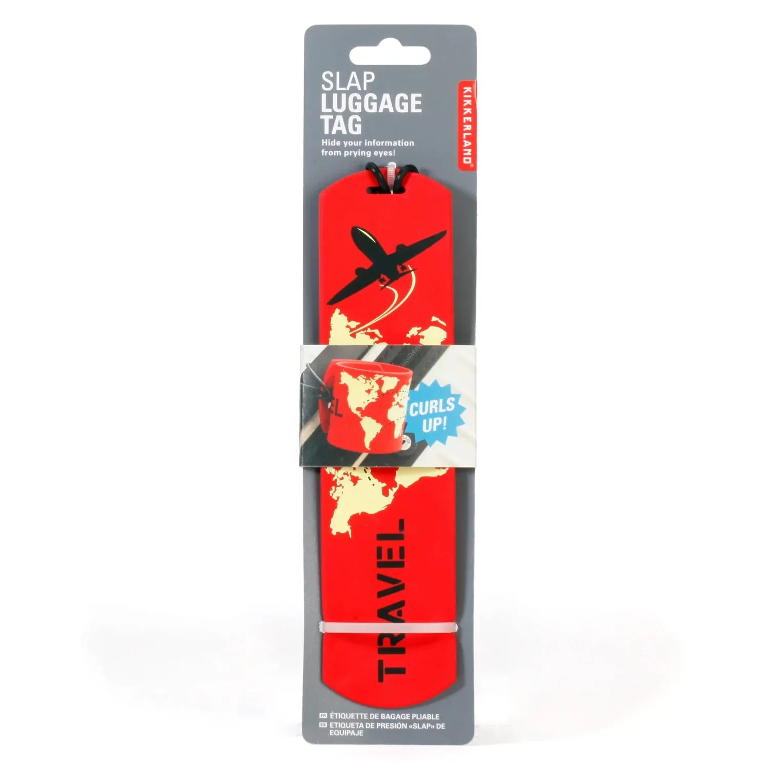 Kikkerland Red Slap Luggage Tag