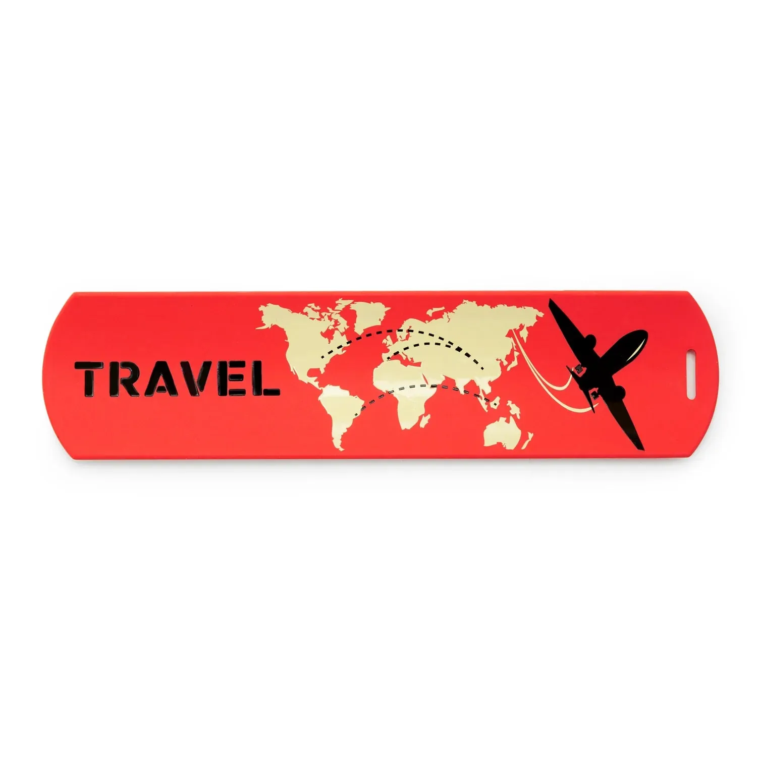 Kikkerland Red Slap Luggage Tag
