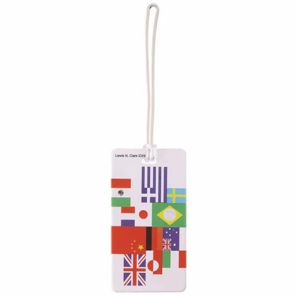 Lewis N Clark International Flag Luggage Tag